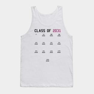 Class of 2031 Grow With Me Tank Top